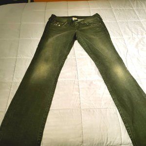 True Religion Black Studded Pocket Jean